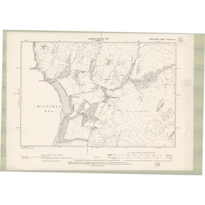 1898 Map of Argyll and Bute Sheet CLXXXI.NE, 1900 Print