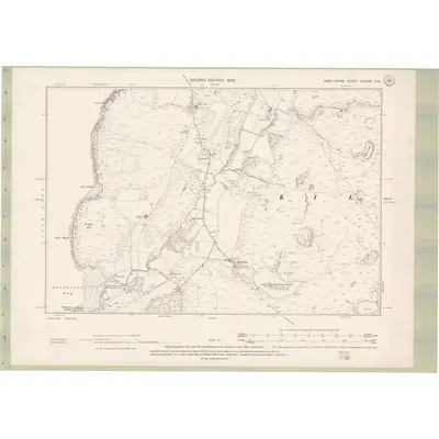 1898 Map of Argyll and Bute Sheet CLXXXI.SE, 1900 Print