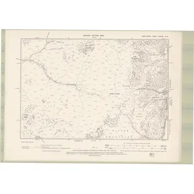 1898 Map of Argyll and Bute Sheet CLXXXII.NW, 1900 Print