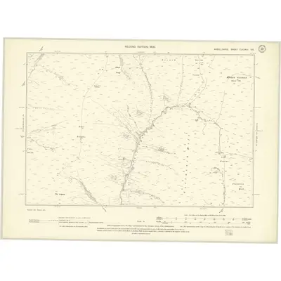 1898 Map of Argyll and Bute Sheet CLXXXIII.SE, 1900 Print