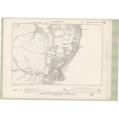 1897 Map of Argyll and Bute Sheet CLXXXIV.NW, 1900 Print