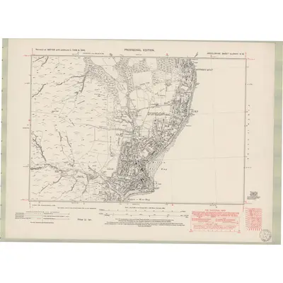 1946 Map of Argyll and Bute Sheet CLXXXIV.NW, 1950 Print