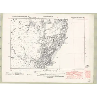 1946 Map of Argyll and Bute Sheet CLXXXIV.NW, 1959 Print