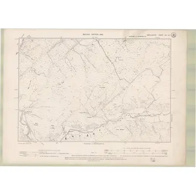 1897 Map of Argyll and Bute Sheet CX.SE, 1900 Print
