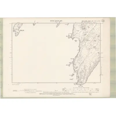 1898 Map of Argyll and Bute Sheet CXC.NW & SW, 1900 Print