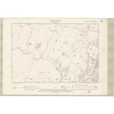 1898 Map of Argyll and Bute Sheet CXCI.SE, 1900 Print