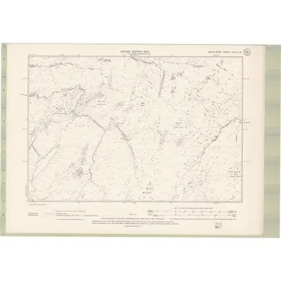 1898 Map of Argyll and Bute Sheet CXCI.SW, 1900 Print