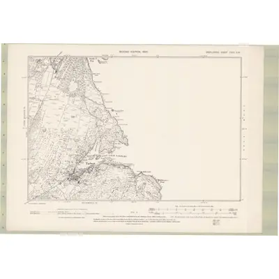 1898 Map of Argyll and Bute Sheet CXCII.SW, 1900 Print