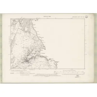 1915 Map of Argyll and Bute Sheet CXCII.SW, 1924 Print