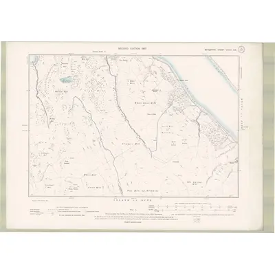 1895 Map of Argyll and Bute Sheet CXCIII.NE, 1897 Print