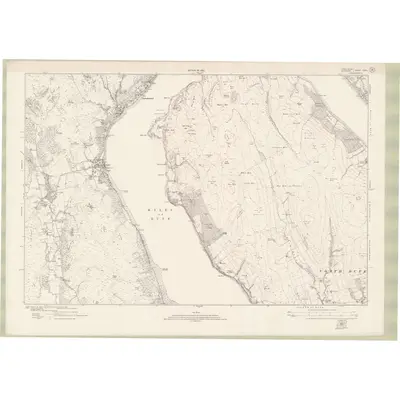 1915 Map of Argyll and Bute Sheet CXCIII, 1924 Print