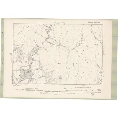 1898 Map of Argyll and Bute Sheet CXCIV.NE, 1900 Print