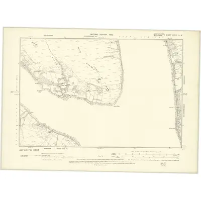 1896 Map of Argyll and Bute Sheet CXCIV.NW, 1897 Print