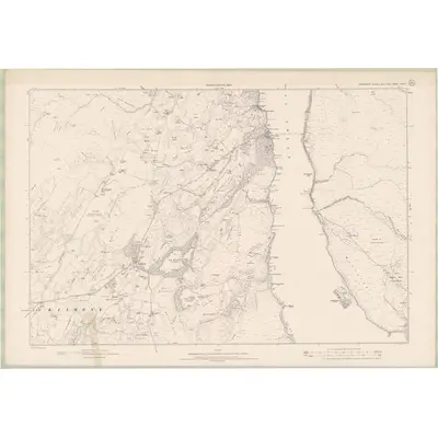 1897 Map of Argyll and Bute Sheet CXCVIII, 1900 Print