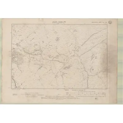 1897 Map of Argyll and Bute Sheet CXI.NW, 1900 Print