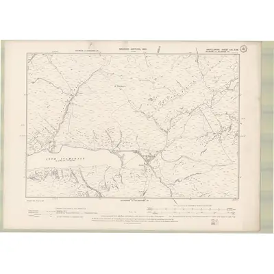 1897 Map of Argyll and Bute Sheet CXI.SW, 1900 Print