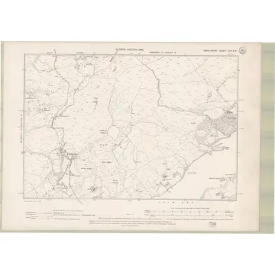 1897 Map of Argyll and Bute Sheet CXII.NE, 1900 Print