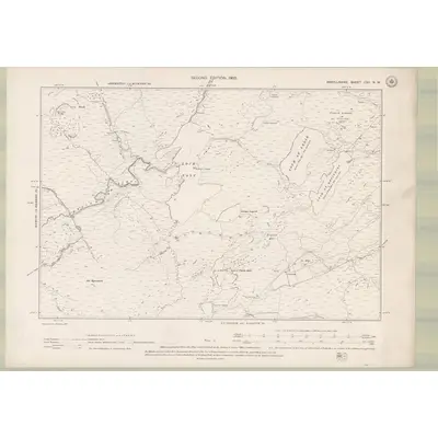 1897 Map of Argyll and Bute Sheet CXII.NW, 1900 Print