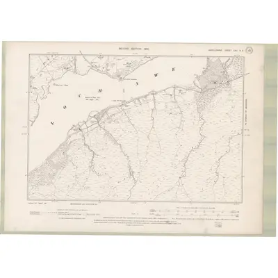 1897 Map of Argyll and Bute Sheet CXII.SE, 1900 Print