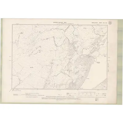 1897 Map of Argyll and Bute Sheet CXII.SW, 1900 Print