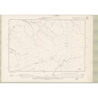 1897 Map of Argyll and Bute Sheet CXIII.NE, 1900 Print
