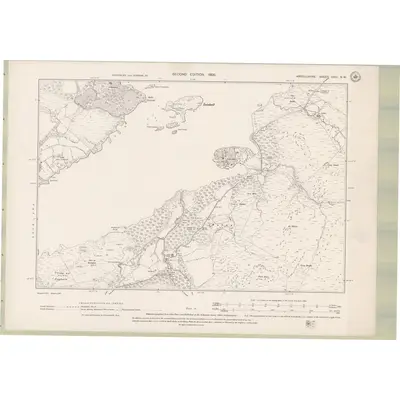 1897 Map of Argyll and Bute Sheet CXIII.NW, 1900 Print