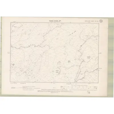 1897 Map of Argyll and Bute Sheet CXIII.SE, 1900 Print