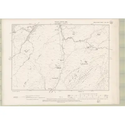 1897 Map of Argyll and Bute Sheet CXIII.SW, 1900 Print