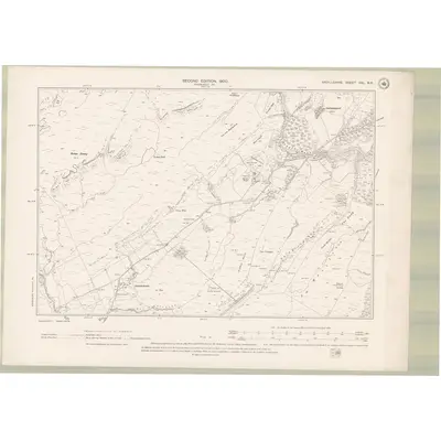 1897 Map of Argyll and Bute Sheet CXL.NE, 1900 Print