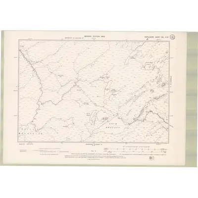 1897 Map of Argyll and Bute Sheet CXL.NW, 1900 Print
