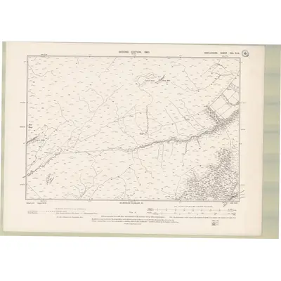 1897 Map of Argyll and Bute Sheet CXL.SW, 1900 Print