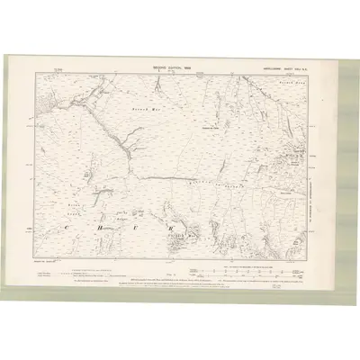 1897 Map of Argyll and Bute Sheet CXLI.SE, 1899 Print