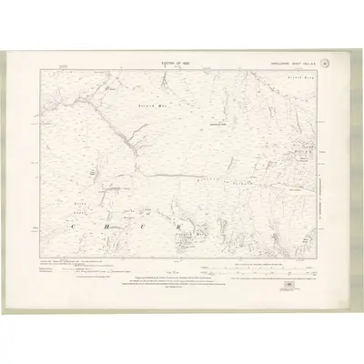 1914 Map of Argyll and Bute Sheet CXLI.SE, 1925 Print