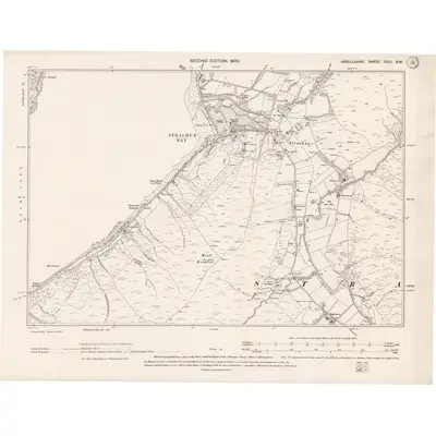 1897 Map of Argyll and Bute Sheet CXLI.SW, 1900 Print