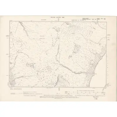 1897 Map of Argyll and Bute Sheet CXLII.SE, 1900 Print