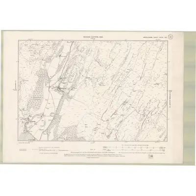1898 Map of Argyll and Bute Sheet CXLIX.NE, 1900 Print