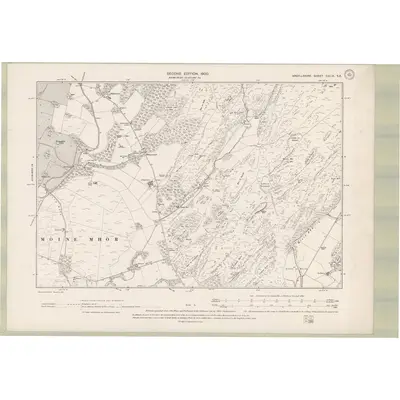 1898 Map of Argyll and Bute Sheet CXLIX.SE, 1900 Print