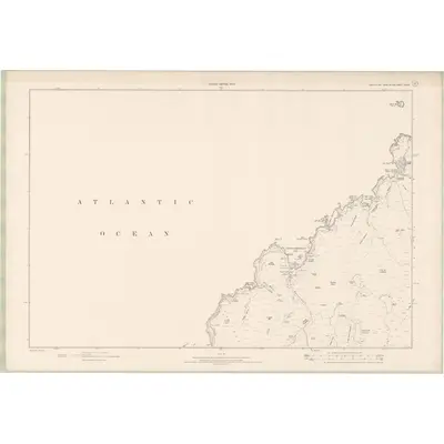 1897 Map of Argyll and Bute Sheet CXLVII, 1900 Print