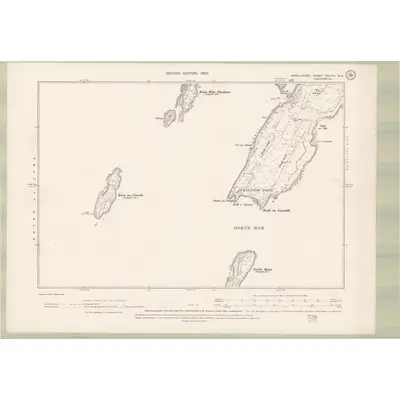 1897 Map of Argyll and Bute Sheet CXLVIII.NE, 1900 Print