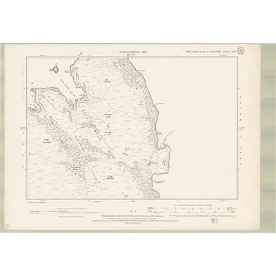 1897 Map of Argyll and Bute Sheet CXLVIII.NW, 1900 Print