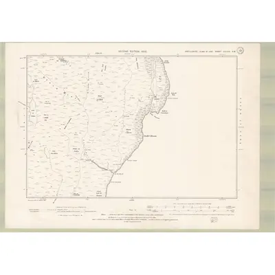 1897 Map of Argyll and Bute Sheet CXLVIII.SW, 1900 Print