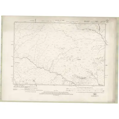 1914 Map of Argyll and Bute Sheet CXV.NW, 1925 Print