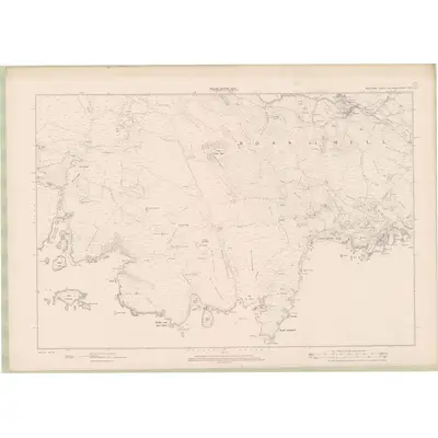 1897 Map of Argyll and Bute Sheet CXVII, 1900 Print