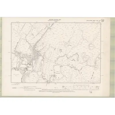 1898 Map of Argyll and Bute Sheet CXXII.SE, 1900 Print