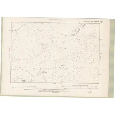 1897 Map of Argyll and Bute Sheet CXXIV.SE, 1900 Print