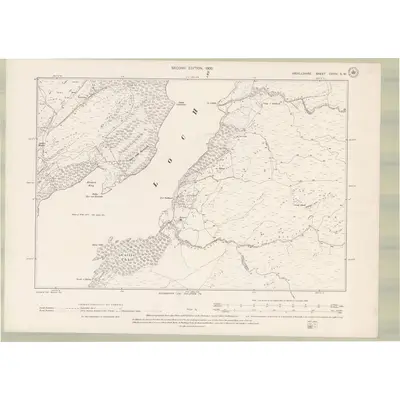 1897 Map of Argyll and Bute Sheet CXXIV.SW, 1900 Print