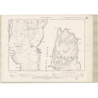 1898 Map of Argyll and Bute Sheet CXXIX.SE, 1900 Print