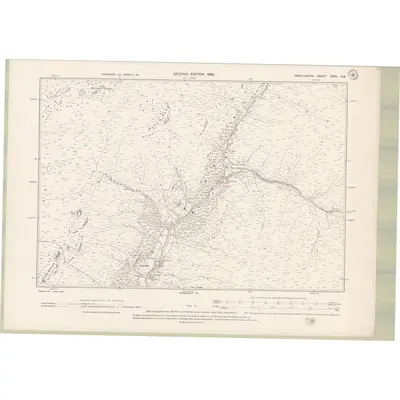 1897 Map of Argyll and Bute Sheet CXXV.NE, 1900 Print