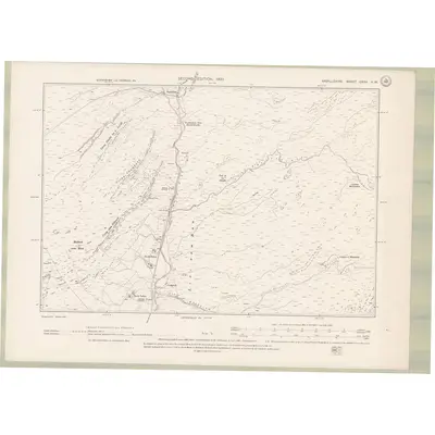 1897 Map of Argyll and Bute Sheet CXXV.NW, 1900 Print