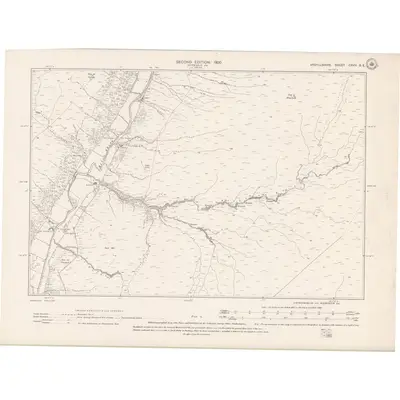 1897 Map of Argyll and Bute Sheet CXXV.SE, 1900 Print